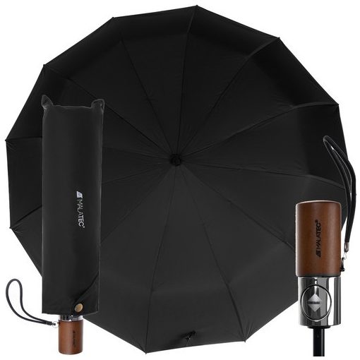 Összecsukható esernyő fekete színben